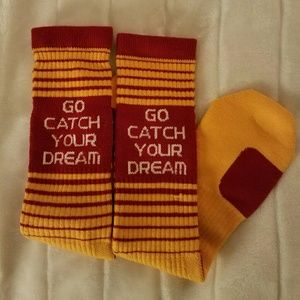 Adidas soccer "Go catch your dream" socks